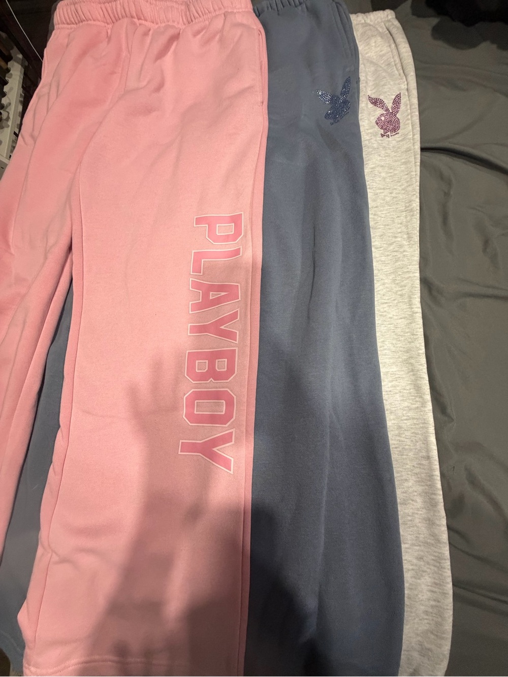 Playboy bunny sweat pants 3 pairs